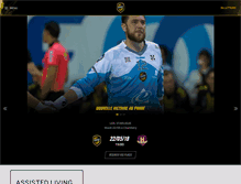 Tablet Screenshot of chamberysavoiehandball.com
